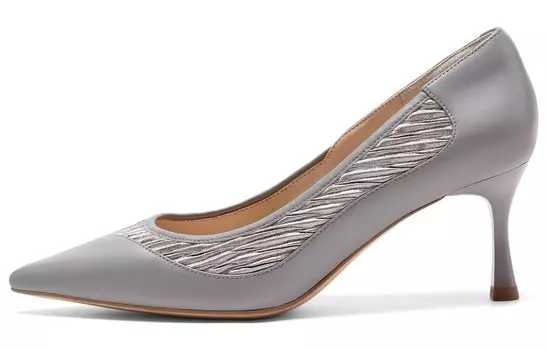 Туфли женские на высоком каблуке Joypeace, серый