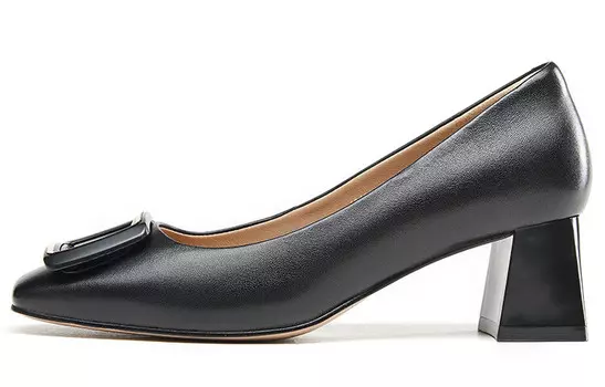 Туфли женские на высоком каблуке Kangnai, черный