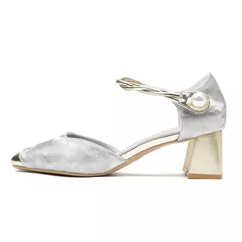 Туфли женские на высоком каблуке Kathryn Wilson, серебряный