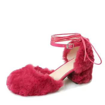 Туфли женские на высоком каблуке Kemeilian, цвет Dragon Fruit Red