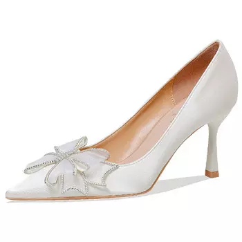 Туфли женские на высоком каблуке Lanza, белый