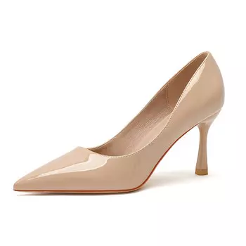 Туфли женские на высоком каблуке Lanza, цвет Nude 7.5CM