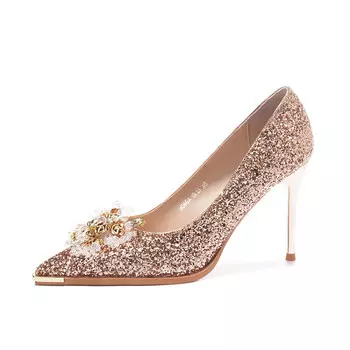 Туфли женские на высоком каблуке Lanza, цвет RED 9.5CM