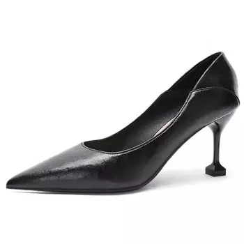 Туфли женские на высоком каблуке Lanza, цвет BLACK 7.5CM