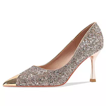 Туфли женские на высоком каблуке Lanza, цвет BLACK 7.5CM