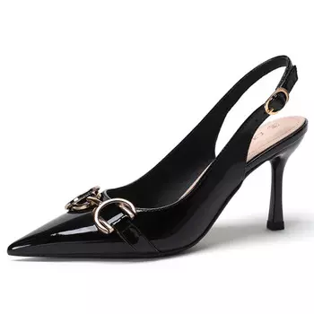 Туфли женские на высоком каблуке Lanza, цвет BLACK 7.5CM