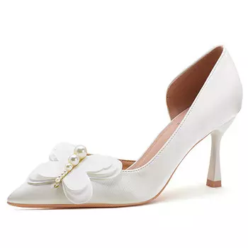 Туфли женские на высоком каблуке Lanza, цвет Champagne 7.5CM