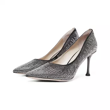 Туфли женские на высоком каблуке Lazi, черный