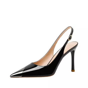 Туфли женские на высоком каблуке Li Ke, цвет BLACK 8CM HEEL HEIGHT