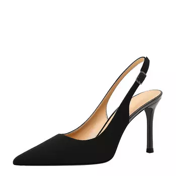 Туфли женские на высоком каблуке Li Ke, цвет BLACK 6CM HEEL HEIGHT