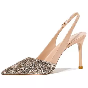 Туфли женские на высоком каблуке Li Ke, цвет NUDE 8CM HEEL HEIGHT