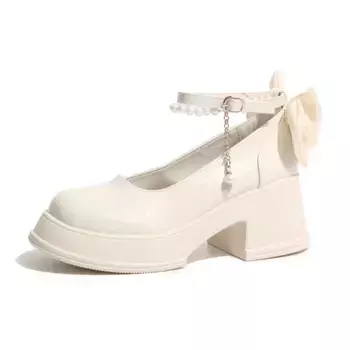 Туфли женские на высоком каблуке Lianghuo, цвет Gloss Black