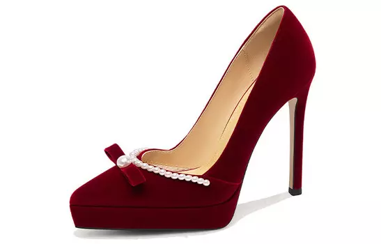 Туфли женские на высоком каблуке Lily Wei, белый