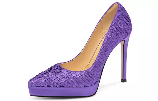 Туфли женские на высоком каблуке Lily Wei, зеленый