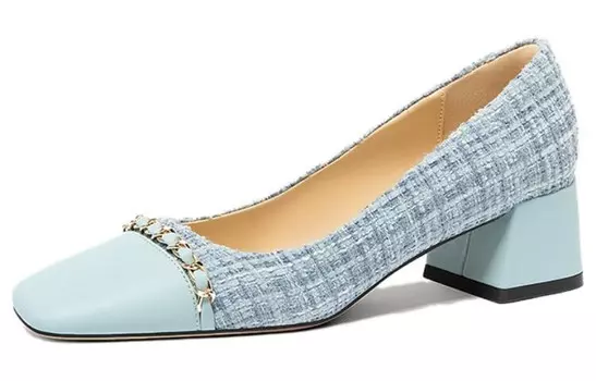 Туфли женские на высоком каблуке Lily Wei, зеленый