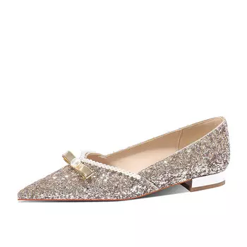 Туфли женские на высоком каблуке Meiai, цвет Rose gold, 2cm