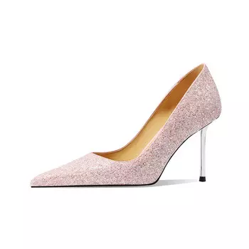 Туфли женские на высоком каблуке Mewgl, синий