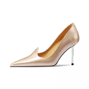 Туфли женские на высоком каблуке Mewgl, золотой