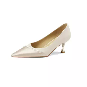 Туфли женские на высоком каблуке Mewgl, золотой