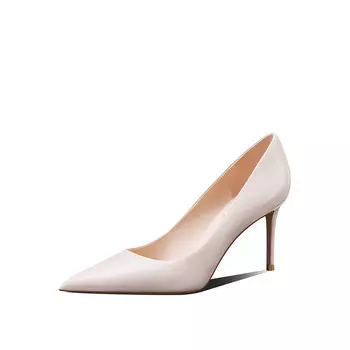 Туфли женские на высоком каблуке Miss Left, кремовый