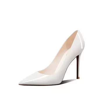 Туфли женские на высоком каблуке Miss Left, белый