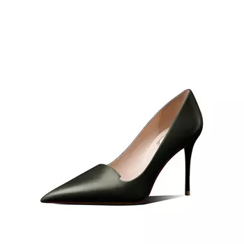 Туфли женские на высоком каблуке Miss Left, хаки