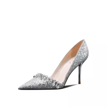 Туфли женские на высоком каблуке Miss Left, золотой