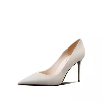 Туфли женские на высоком каблуке Miss Left, кремовый