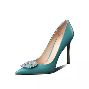 Туфли женские на высоком каблуке Miss Left, синий