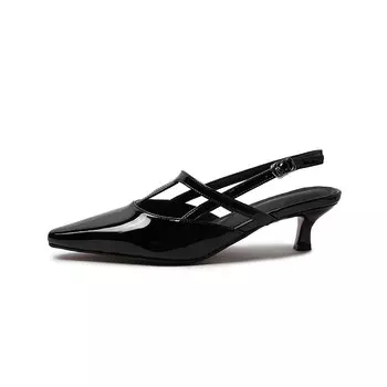 Туфли женские на высоком каблуке Mukaluo, серебряный