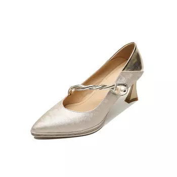 Туфли женские на высоком каблуке Mukaluo, зеленый