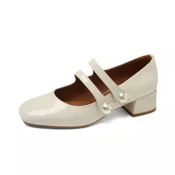 Туфли женские на высоком каблуке Naiyee, белый