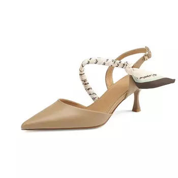 Туфли женские на высоком каблуке Naiyee, цвет Apricot