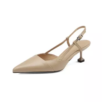 Туфли женские на высоком каблуке Naiyee, хаки