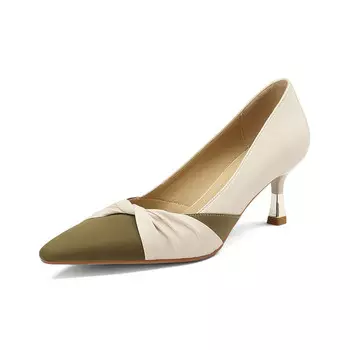 Туфли женские на высоком каблуке Naiyee, зеленый