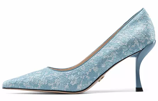 Туфли женские на высоком каблуке Nini West, светло-голубой