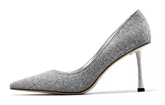Туфли женские на высоком каблуке Nini West, серебряный