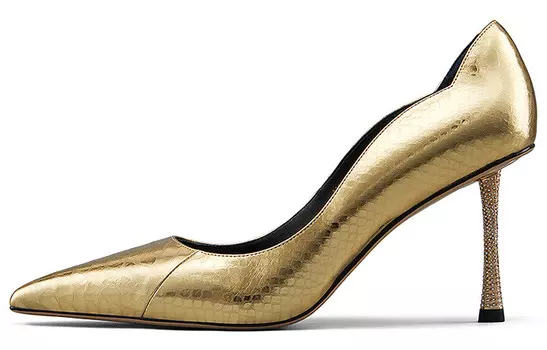 Туфли женские на высоком каблуке Nini West, золотой