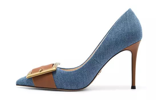 Туфли женские на высоком каблуке Nini West, темно-синий