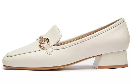 Туфли женские на высоком каблуке Off White Kangnai