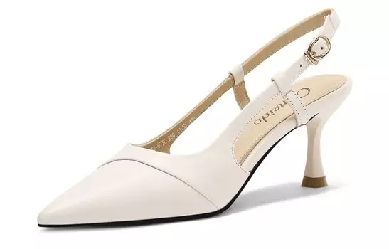 Туфли женские на высоком каблуке Off White Cameido