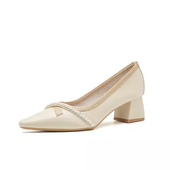 Туфли женские на высоком каблуке Off White Yafei Xuanyu