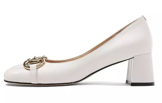 Туфли женские на высоком каблуке Off White Cameido