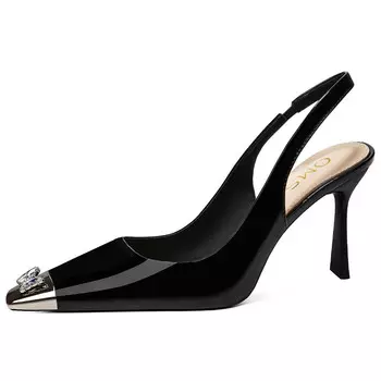 Туфли женские на высоком каблуке Oms, бежевый