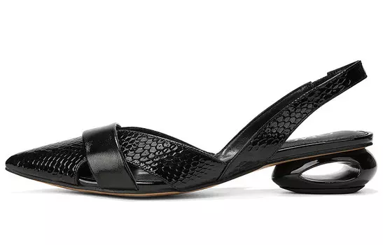 Туфли женские на высоком каблуке Oms, серебряный