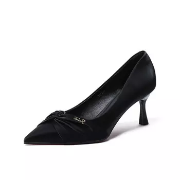 Туфли женские на высоком каблуке Pinweishidu, бежевый