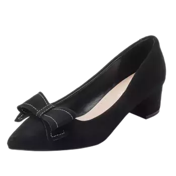 Туфли женские на высоком каблуке Pounise, цвет Black (5cm)