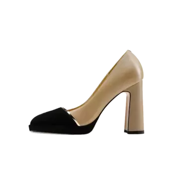 Туфли женские на высоком каблуке Princess & Isabel, черный