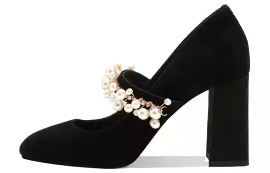 Туфли женские на высоком каблуке Princess & Isabel, черный