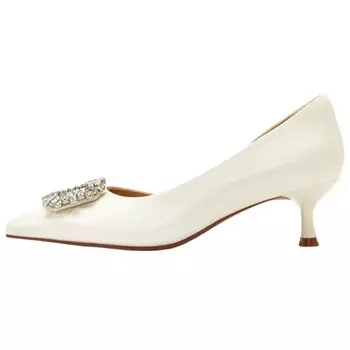 Туфли женские на высоком каблуке Pt'Son, светло-золотой